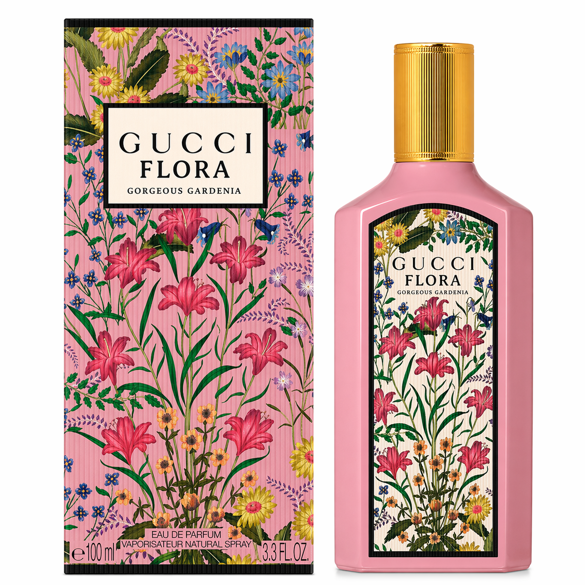 Gucci Flora Gorgeous Gardenia 3.3 oz EDP Perfume for Women.