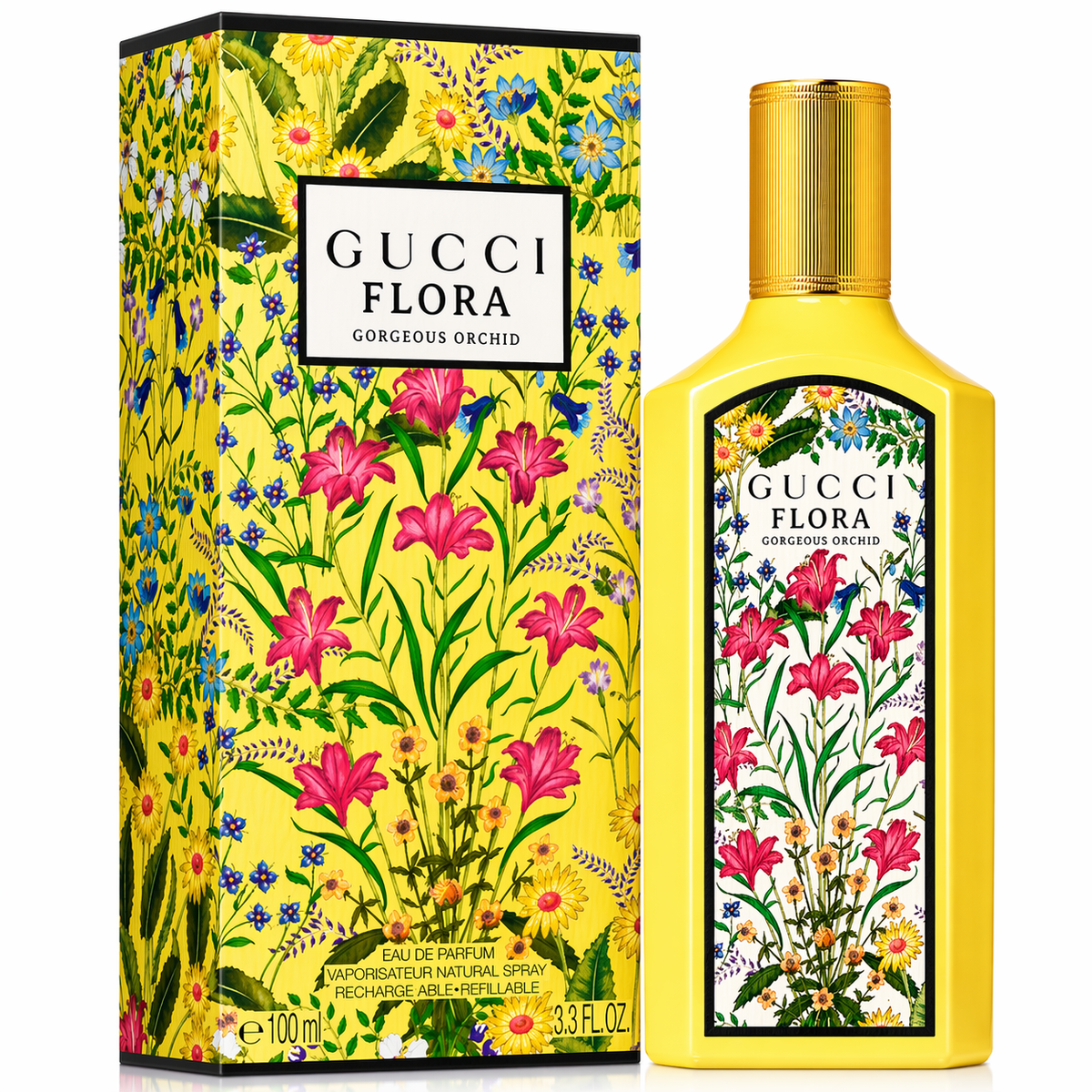 Gucci Flora Gorgeous Orchid 3.3/3.4 oz Eau De Parfum 100 ml Spray For Women