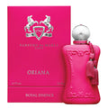 Pink Parfums de Marly Oriana perfume bottle and packaging on a white background